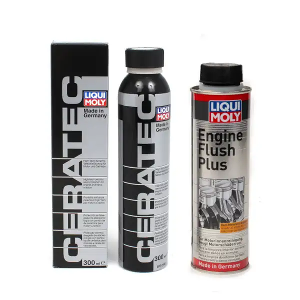 LIQUI MOLY Ceratec Seramik Bazlı Motor Koruma Ve Engine Flush Plus Motor İçi Temizleyici 300 ml (2657+7181)