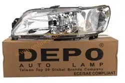 DEPO 550-1124L-LD-EM | Ön Far Sol Elektrikli Peugeot 306 99-04