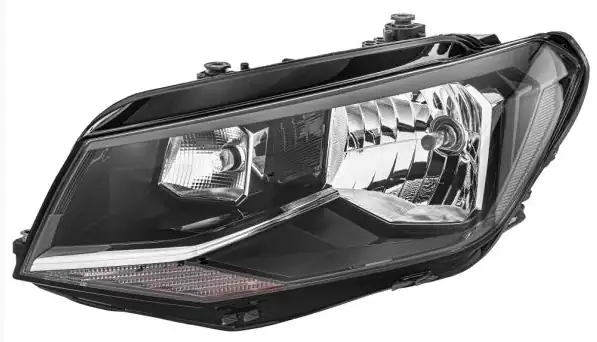 WISCO 2K1941015B | Volkswagen Caddy 2015 Sonrası Caddyııı 2016 Sol H4 Sol Far Siyah Zemin