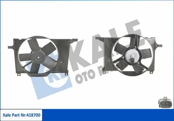 KALE 418700 | Fan Motoru Davlumbaz Opel Combo Corsa B Tigra A 240w 300mm