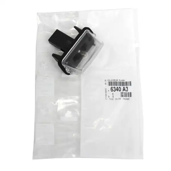 Psa 6340 A3 Peugeot 207 2006 2012 Arka Plaka Lambası Orijinal 206 206 307 308 Partner