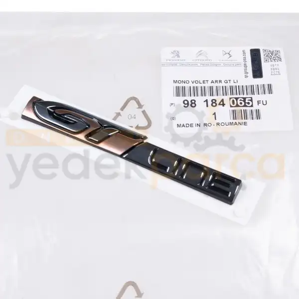 Psa 98185048fu Peugeot 3008 P84e Sağ Çamurluk Gtline Yazı