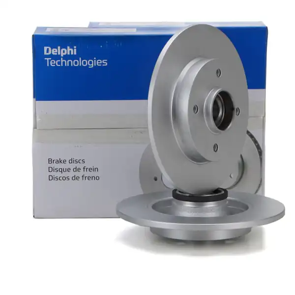 DELPHI BG9022RSC | Peugeot 207 208 2008 307 Citroen C4 Arka Fren Disk Takımı Poryalı 2 Adet