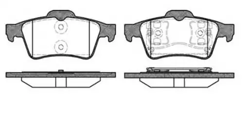 Renault Laguna 2007-2012 Arka Fren Balata Takımı Arkası Yaylı Mga Marka
