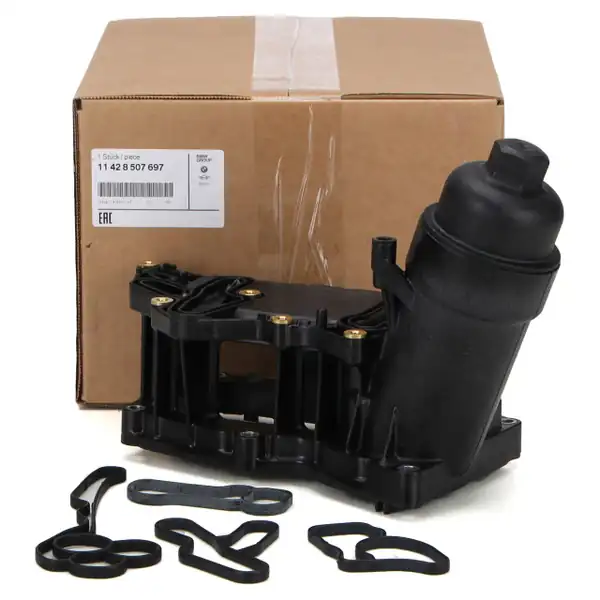 BMW 11428507697-F10-520D | N47 Motor Yağ Filtre Kütüğü Gövde Plastik Orijinal