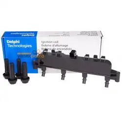 DELPHI CE20010-12B1 | Citroen Xsara/Peugeot 106-206-306-Berlingo-Saxo-Partner 1.4-1.6 Benzinli Bobin Siyah Soket