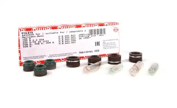 Elring 914819 Subap Lastik Takımı Mercedes W124 200 D Om601 8 Adet
