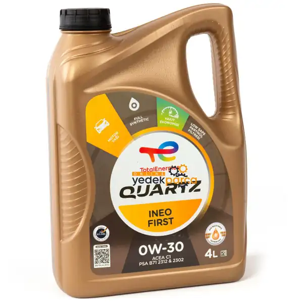 TOTAL 210358 | 0W30 Quartz Ineo First Euro6 Motor Yağı 4 Litre 2023 Üretim Yılı
