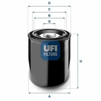 Ufi Filtre 27 259 00 Hava Kurutucu Filtre Mercedes Man Iveco Eski Model Universal