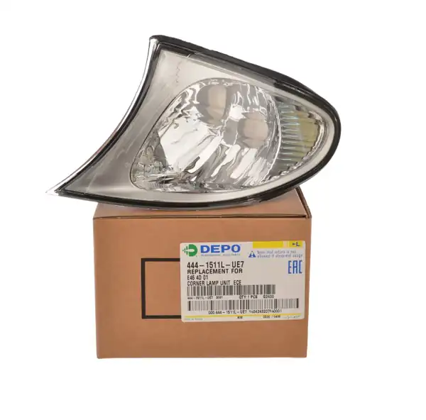 İTHAL 444-1511L-UE7 | Bmw E46 Kasa 2002 2005 Sol Titan Gri Sinyal Lambası Depo Marka