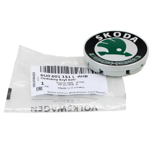Skoda Rapid 2012-2022 Model Arası Alüminyum Jant Göbeği Orijinal