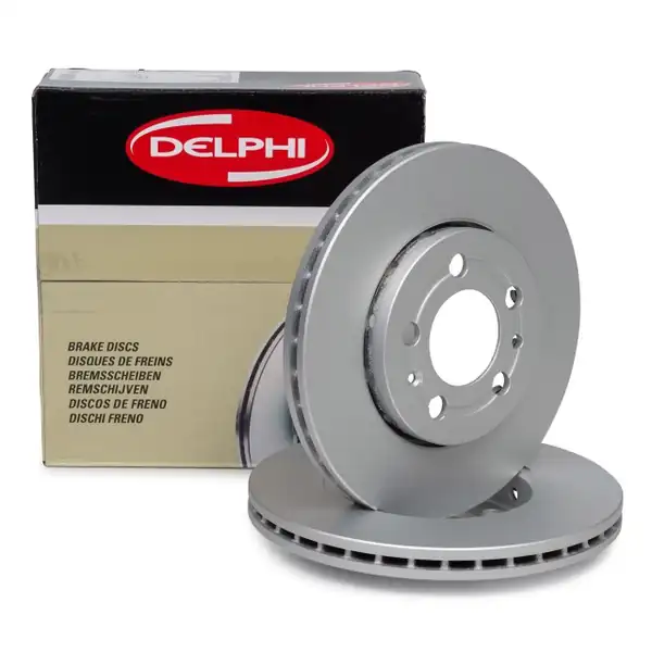 DELPHI BG3208 | Seat Cordoba 2003 2009 Arası Ön Fren Diski VW Audi Seat Skoda Ile Uyumlu
