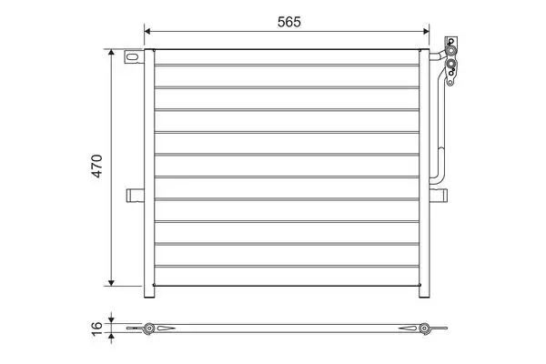 VALEO 817383 | Kondenser BMW 3 E46 (E) Klima Bınek (Ithal)